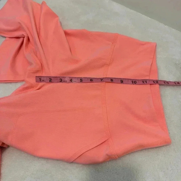 Beyond Yoga 187 Heather Rib All Day Flare Pant in Peach Sorbet size M - Picture 10 of 12